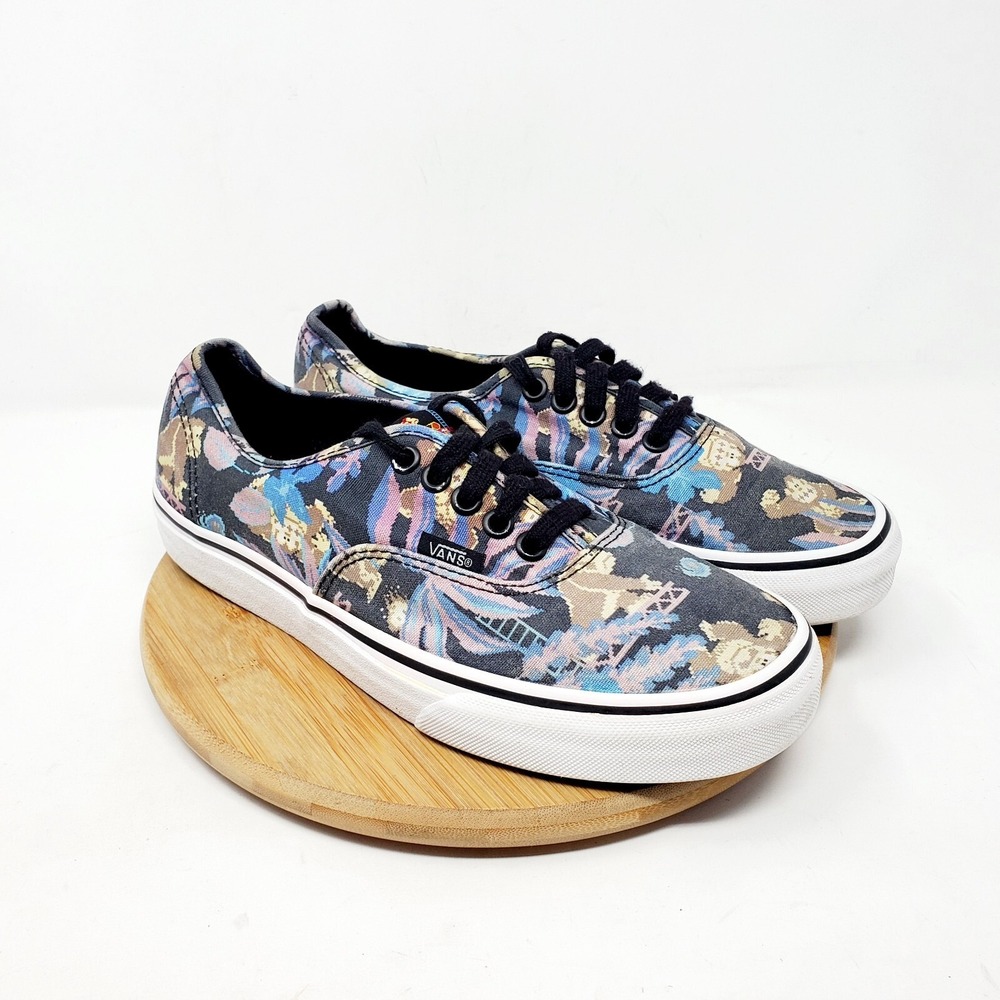 Vans Nintendo Donkey‎ Kong Shoes Womens 8 Low Faded Lace Up Authentic Mens 6.5 - Picture 5 of 16